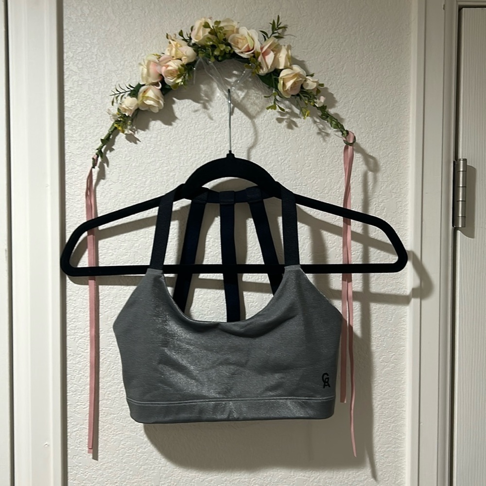 Good American Triple Strap Back Sports Bra